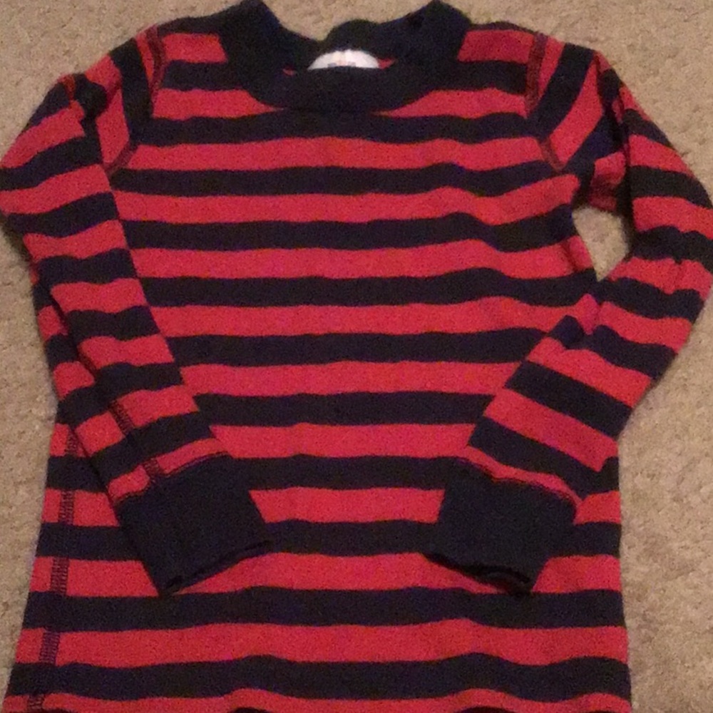 Hanna Andersson Navy/Red stripe long sleeve top